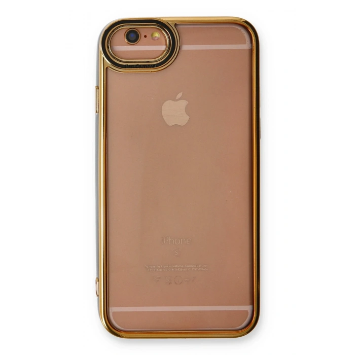 Mey İthalat®   iPhone 6 Kılıf Liva Lens Silikon - Siyah