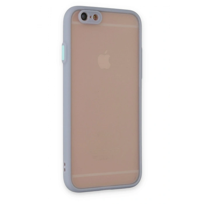 Mey İthalat®   iPhone 6 Kılıf Montreal Silikon Kapak - Gri