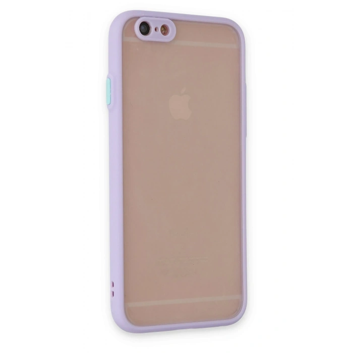 Mey İthalat®   iPhone 6 Kılıf Montreal Silikon Kapak - Mor
