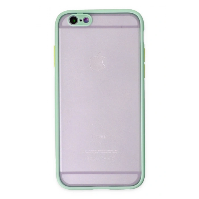 Mey İthalat®   iPhone 6 Kılıf Montreal Silikon Kapak - Turkuaz