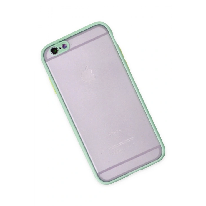 Mey İthalat®   iPhone 6 Kılıf Montreal Silikon Kapak - Turkuaz