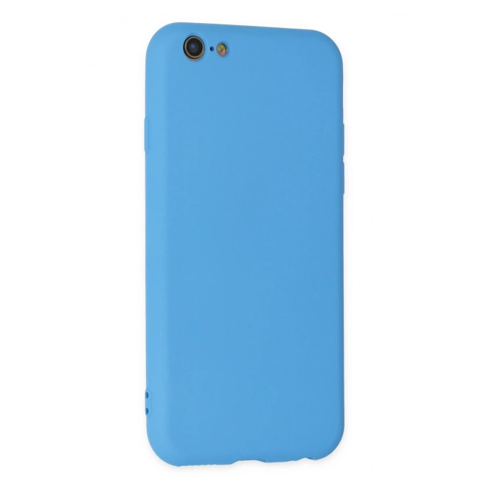 Mey İthalat®   iPhone 6 Plus Kılıf Nano içi Kadife Silikon - Mavi