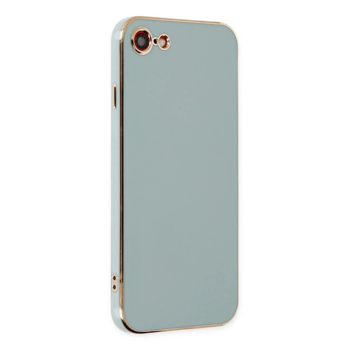 Mey İthalat®   iPhone 7 Kılıf Volet Silikon - Açık Yeşil