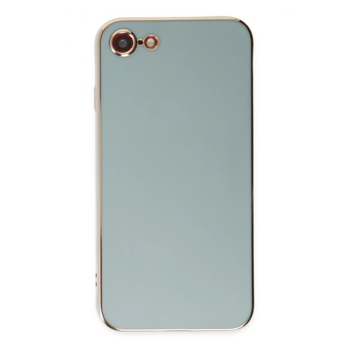 Mey İthalat®   iPhone 7 Kılıf Volet Silikon - Açık Yeşil