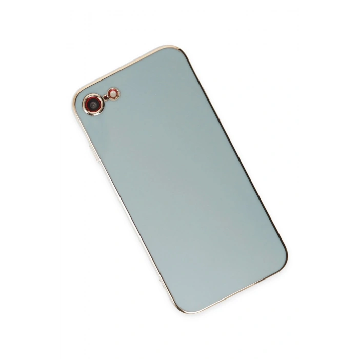 Mey İthalat®   iPhone 7 Kılıf Volet Silikon - Açık Yeşil