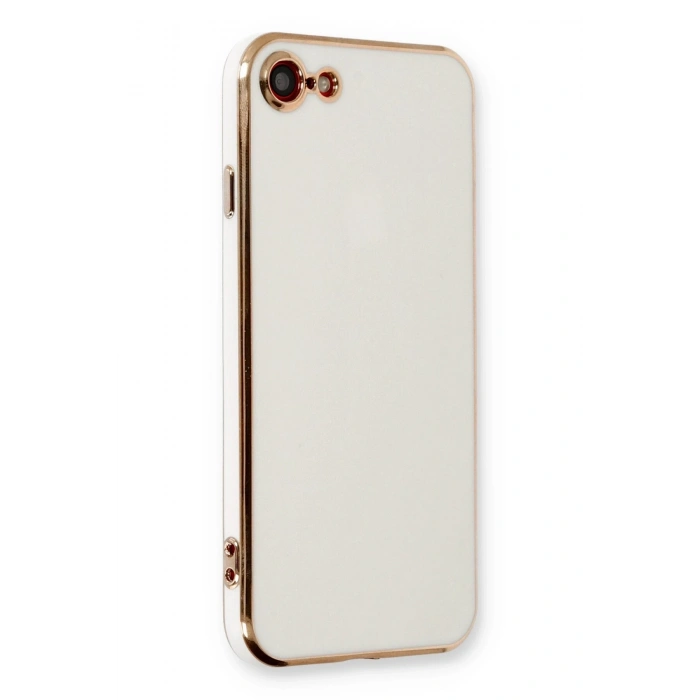 Mey İthalat®   iPhone 7 Kılıf Volet Silikon - Beyaz