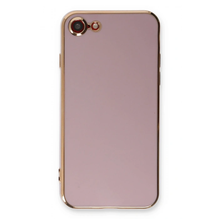 Mey İthalat®   iPhone 7 Kılıf Volet Silikon - Mor