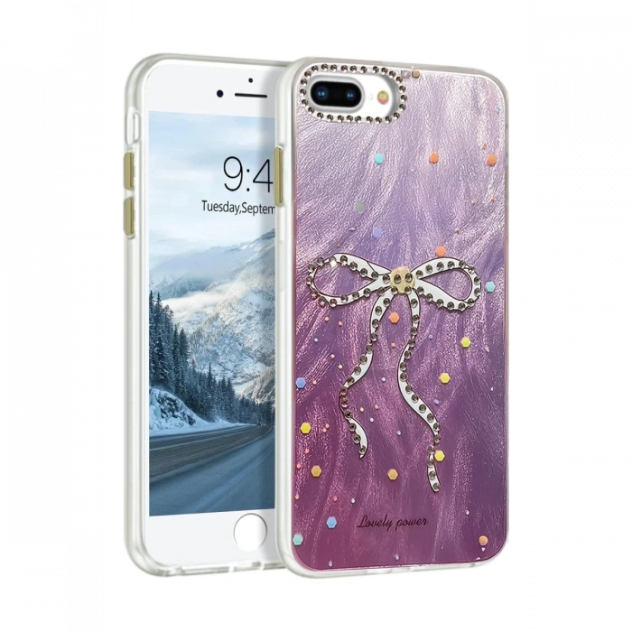 Mey İthalat®   iPhone 7 Plus Kılıf Blade Aynalı Desenli Kapak - Desen 1