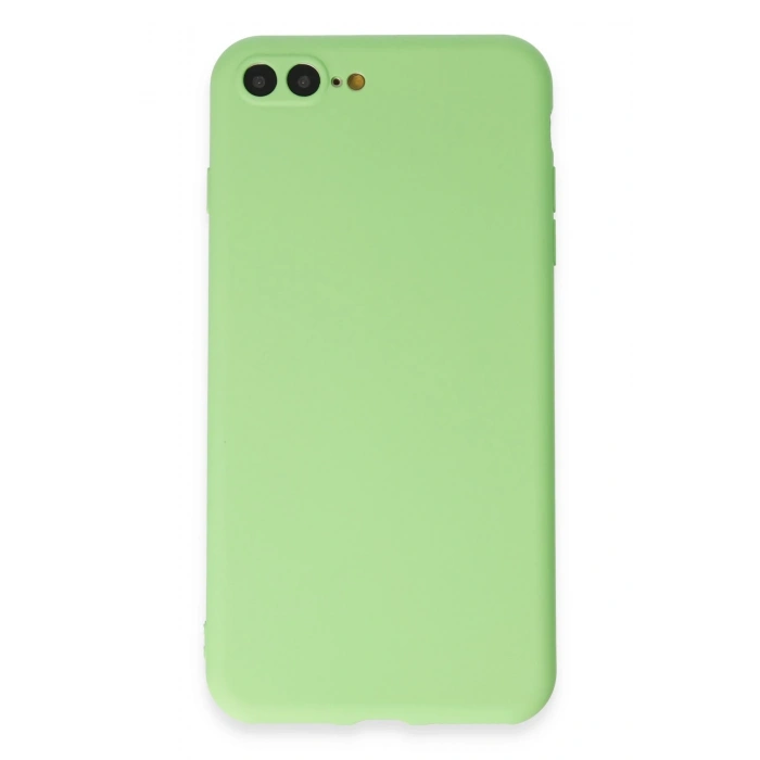 Mey İthalat®   iPhone 7 Plus Kılıf First Silikon - Açık Yeşil