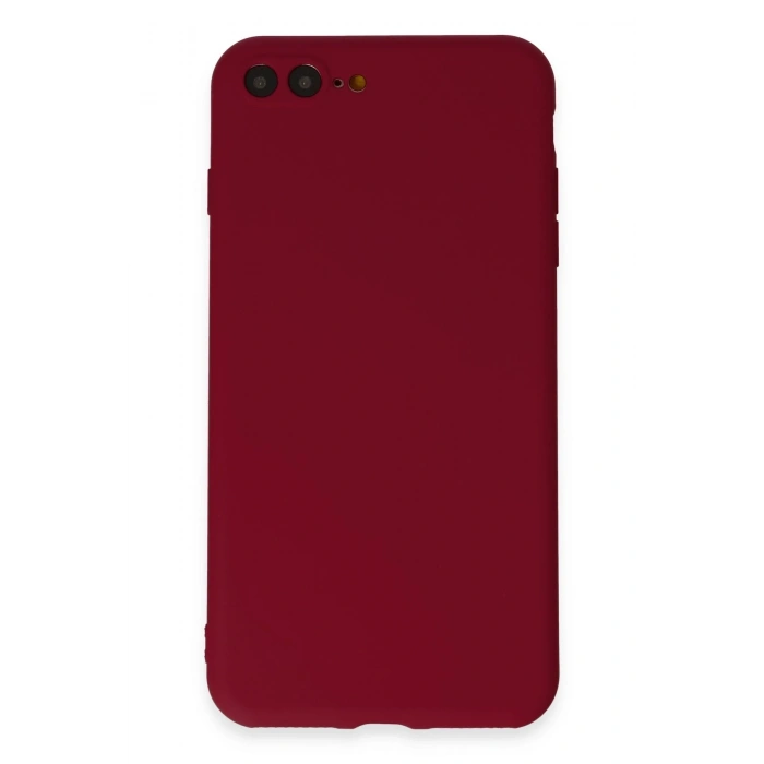 Mey İthalat®   iPhone 7 Plus Kılıf First Silikon - Bordo