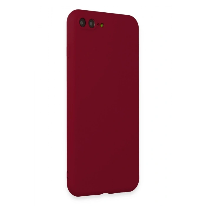 Mey İthalat®   iPhone 7 Plus Kılıf First Silikon - Bordo