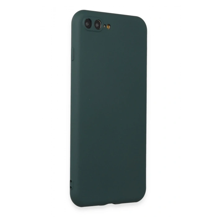 Mey İthalat®   iPhone 7 Plus Kılıf First Silikon - Koyu Yeşil