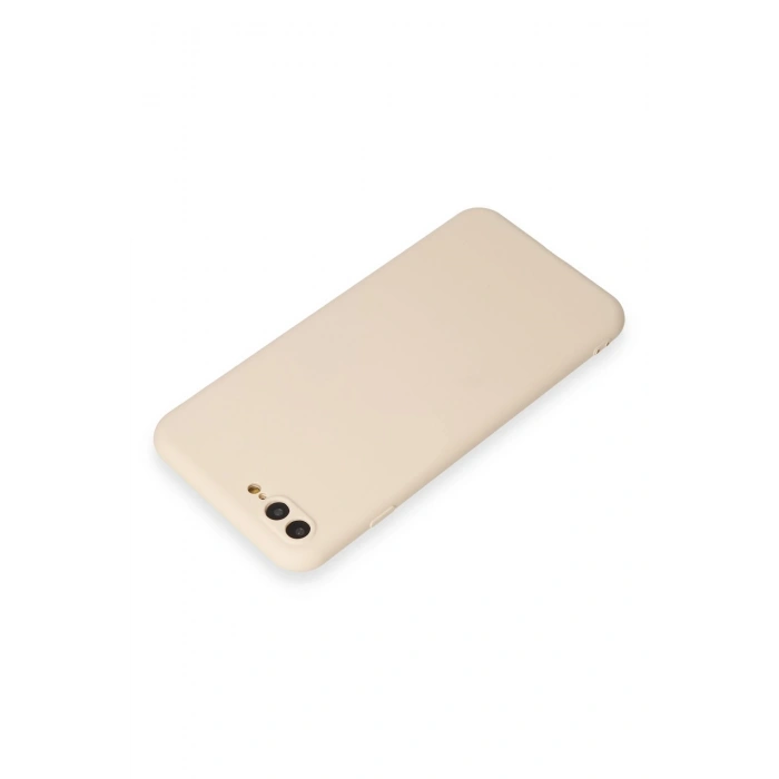 Mey İthalat®   iPhone 7 Plus Kılıf First Silikon - Krem