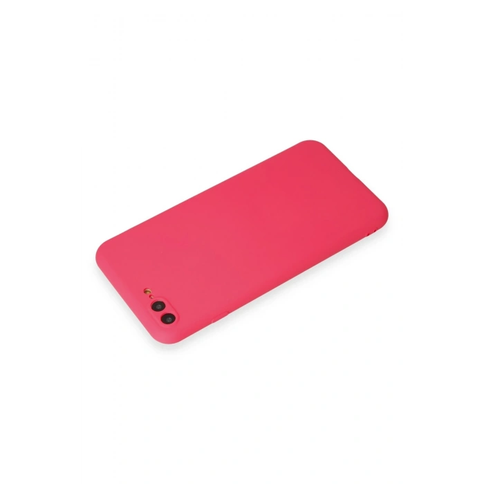Mey İthalat®   iPhone 7 Plus Kılıf First Silikon - Pembe