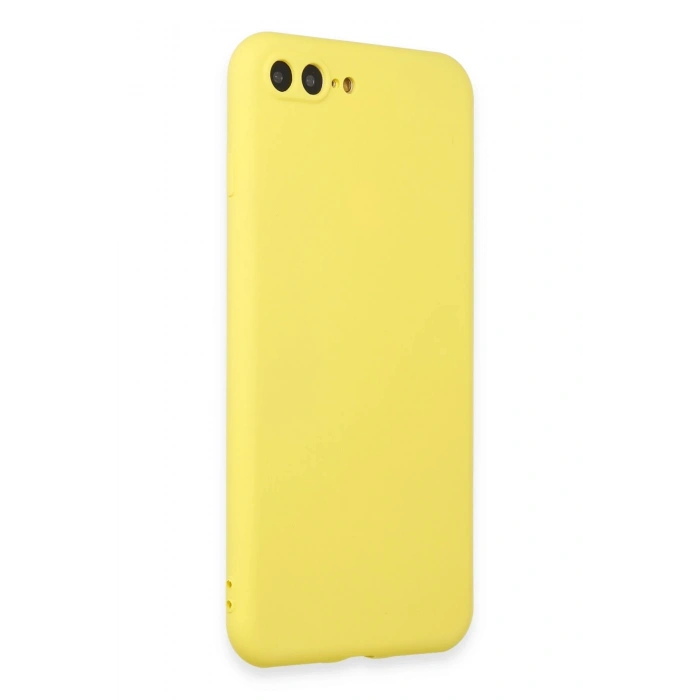 Mey İthalat®   iPhone 7 Plus Kılıf First Silikon - Sarı