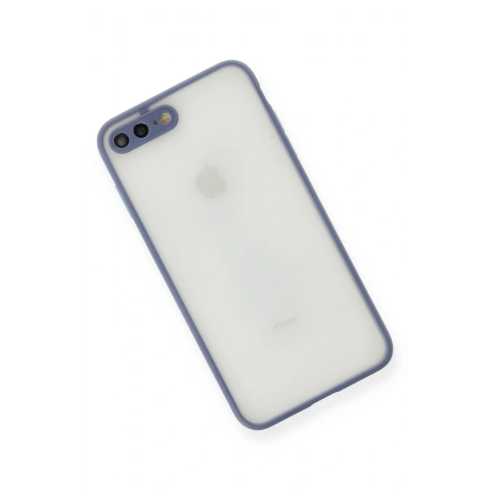 Mey İthalat®   iPhone 7 Plus Kılıf Montreal Silikon Kapak - Gri