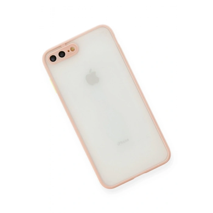 Mey İthalat®   iPhone 7 Plus Kılıf Montreal Silikon Kapak - Pembe