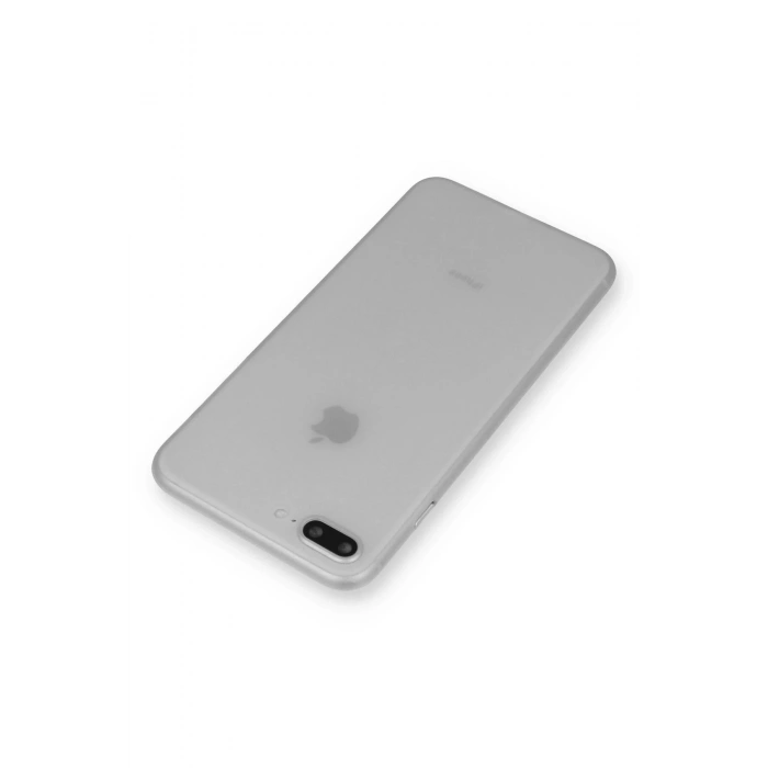 Mey İthalat®   iPhone 7 Plus Kılıf PP Ultra İnce Kapak - Beyaz