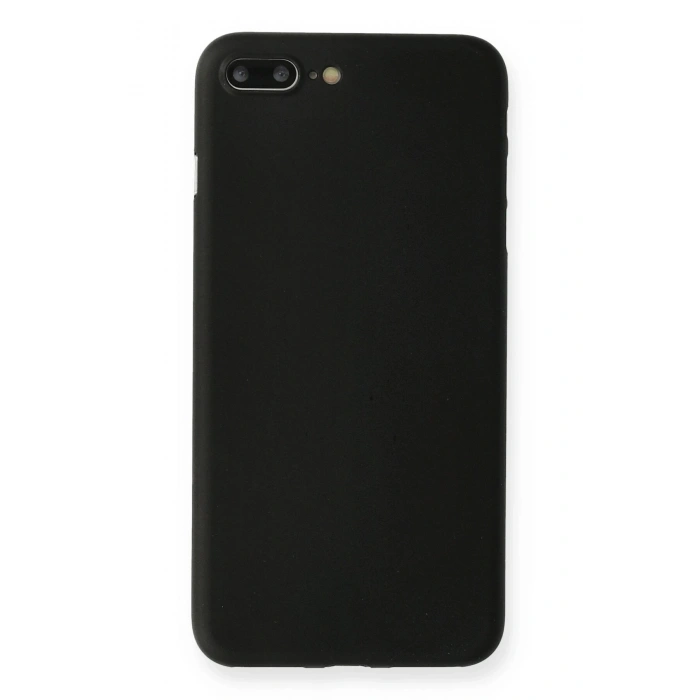 Mey İthalat®   iPhone 7 Plus Kılıf PP Ultra İnce Kapak - Siyah