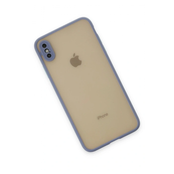 Mey İthalat®   iPhone X Kılıf Montreal Silikon Kapak - Gri