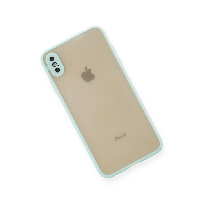 Mey İthalat®   iPhone X Kılıf Montreal Silikon Kapak - Turkuaz