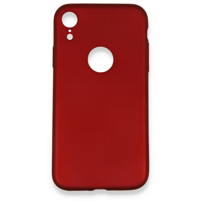 Mey İthalat®   iPhone XR Kılıf First Silikon - Bordo