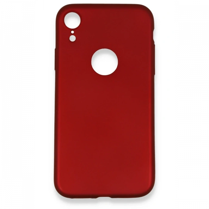 Mey İthalat®   iPhone XR Kılıf First Silikon - Bordo