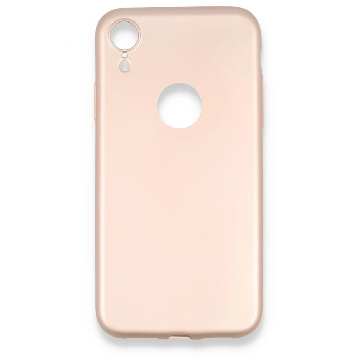 Mey İthalat®   iPhone XR Kılıf First Silikon - Rose Gold