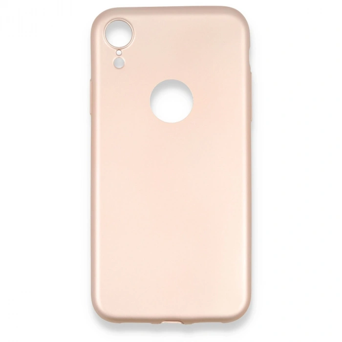 Mey İthalat®   iPhone XR Kılıf First Silikon - Rose Gold