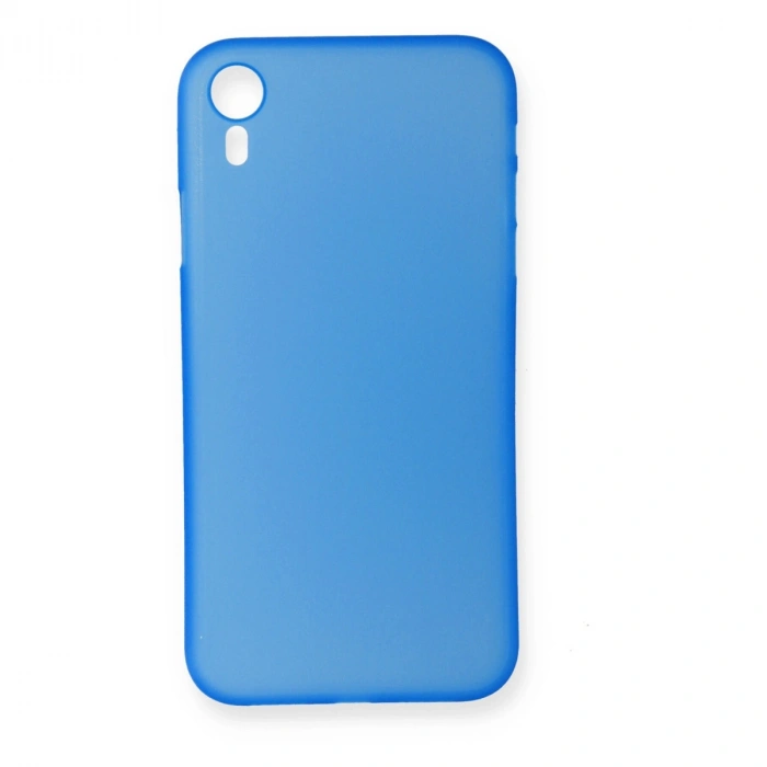 Mey İthalat®   iPhone XR Kılıf PP Ultra İnce Kapak - Mavi