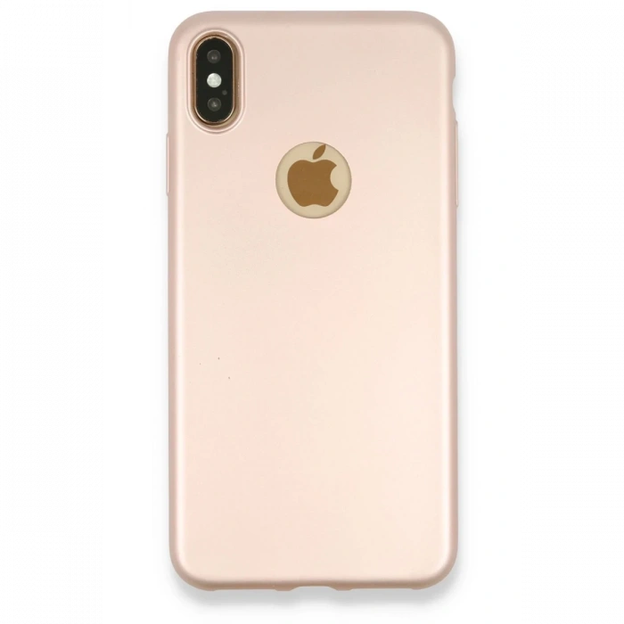 Mey İthalat®   iPhone XS Max Kılıf First Silikon - Rose Gold