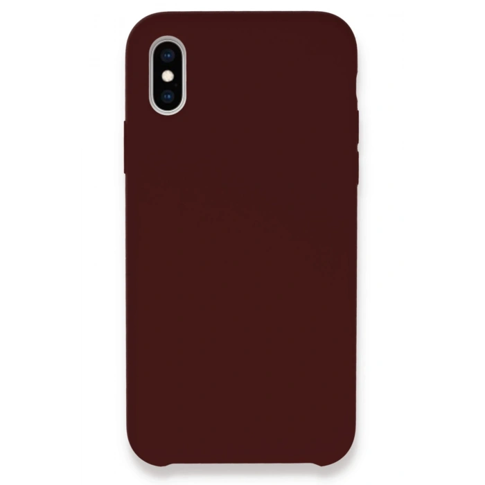 Mey İthalat®   iPhone XS Max Kılıf Lansman Legant Silikon - Bordo