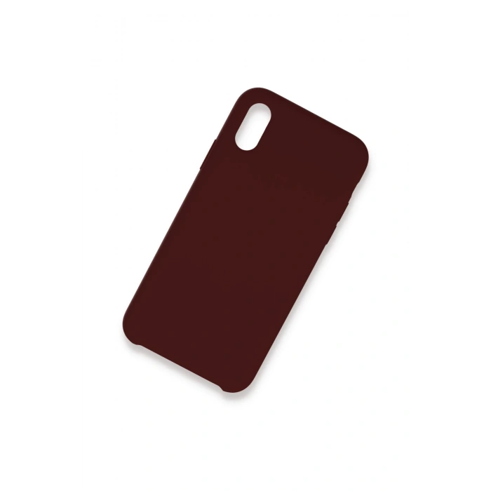 Mey İthalat®   iPhone XS Max Kılıf Lansman Legant Silikon - Bordo