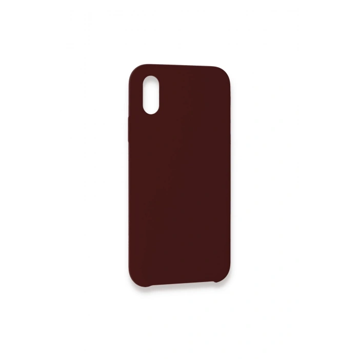 Mey İthalat®   iPhone XS Max Kılıf Lansman Legant Silikon - Bordo