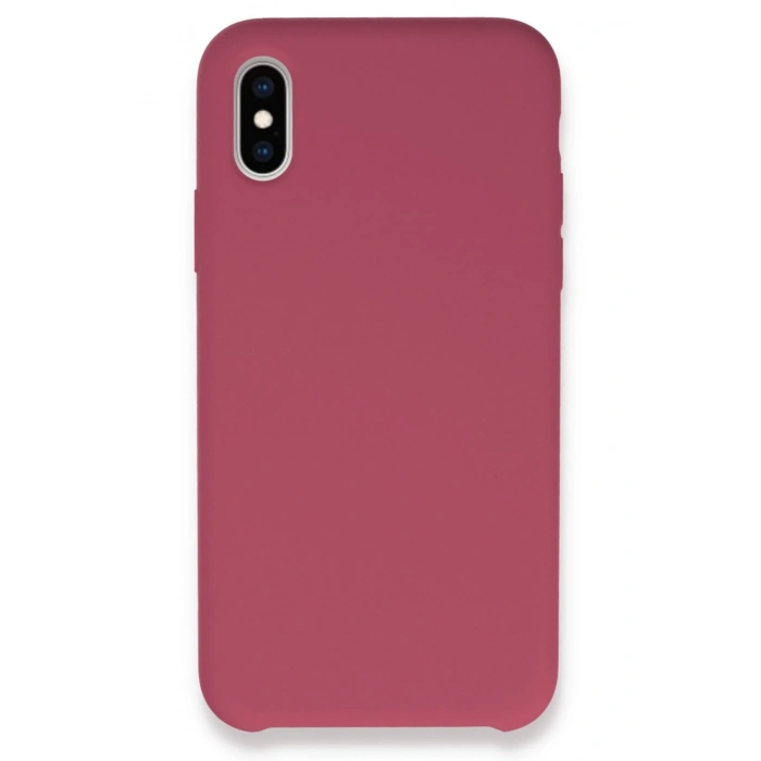 Mey İthalat®   iPhone XS Max Kılıf Lansman Legant Silikon - Fuşya