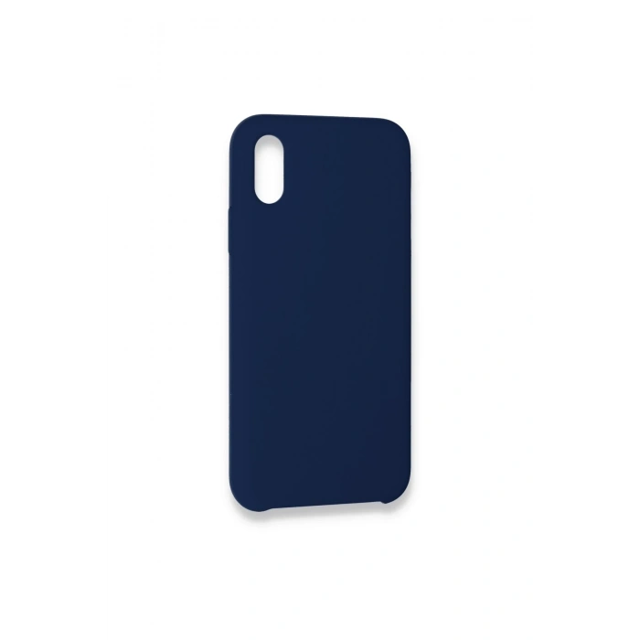 Mey İthalat®   iPhone XS Max Kılıf Lansman Legant Silikon - Lacivert