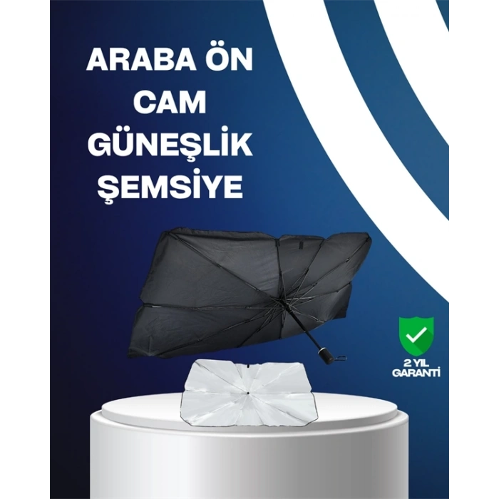 Mey İthalat® Isı ve UV Engelleyici Güneşlik – 360° Bükülebilir Şemsiye Sapı ile Konfor