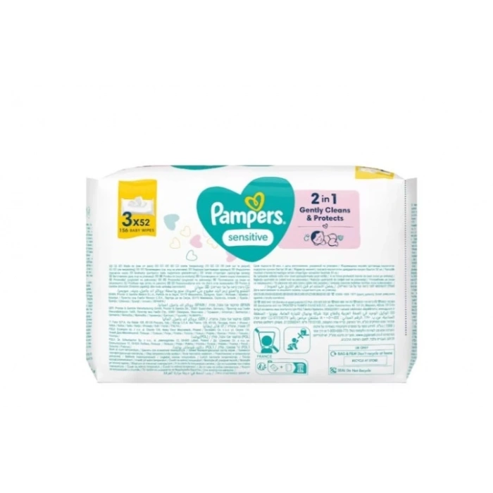 Mey İthalat® Islak Havlu Mendil 3Lü 156 Yaprak