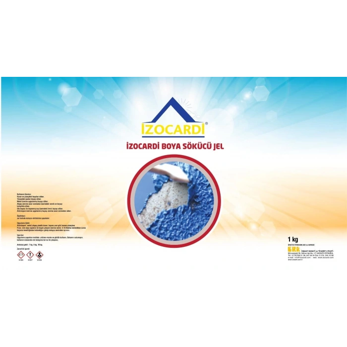 Mey İthalat® İzocardi Boya Sökücü Jel 1 Kg