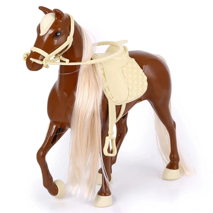 Mey İthalat® Jasmine Atlı Bebek Kahve-Bej