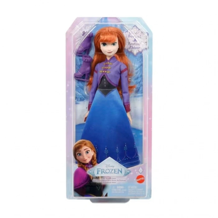 Mey İthalat® JBG54 Karlar Ülkesi Buz Pateni Temalı Anna Bebek