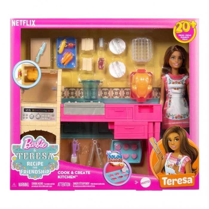 Mey İthalat® JCT06 Teresa ve Mutfağı Oyun Seti -  and Teresa Recipe for Friendship