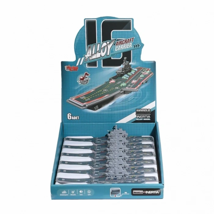 Mey İthalat® JW567-084 Sesli ve Işıklı Gemi Uçak Pisti -Vardem
