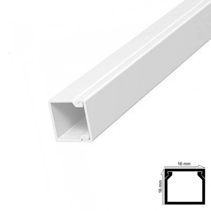 Mey İthalat® Kablo Kanalı 12x12 mm 2 Metre  6 Adet