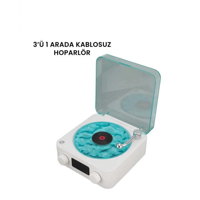 Mey İthalat® Kablosuz Bluetooth Hoparlör MAVİ