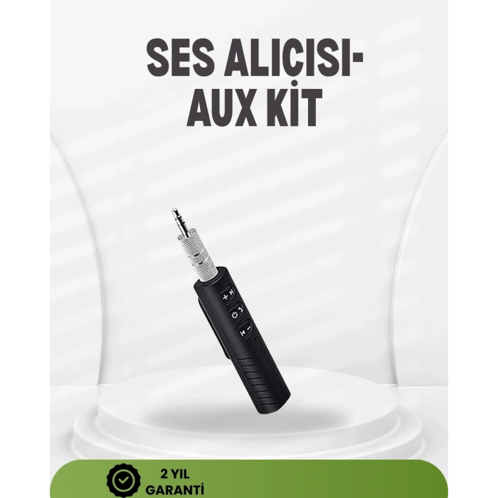 Mey İthalat® Kablosuz Ses Çözümü – 3.5mm Jaklı Bluetooth Müzik Alıcısı