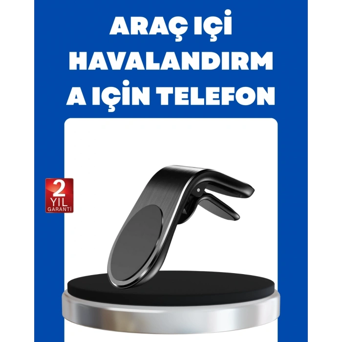Mey İthalat® Kalorifer Izgaralı Manyetik Telefon Tutucu – Sarsıntı Geçirmez