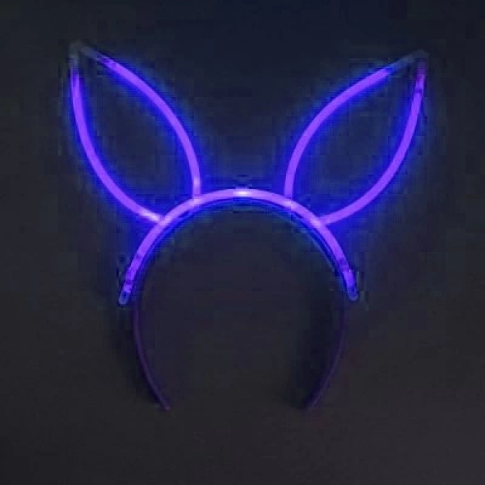 Mey İthalat® Karanlıkta Yanan Fosforlu Glow Taç 6 Renk 6 Adet
