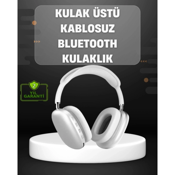 Mey İthalat® Katlanabilir Bluetooth V5.0 Kablosuz Kulaklık | 400 mAh, Gürültü Azaltma