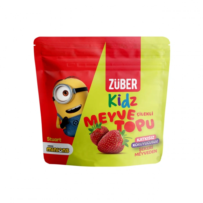 Mey İthalat®   Kidz Meyve Topu 42 Gr Çilek